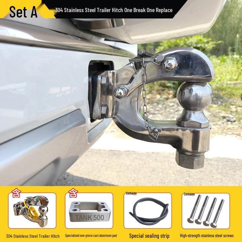 Enhanced Stainless Steel Tow Hook and Bar Upgrade for 500hi4-t Tank