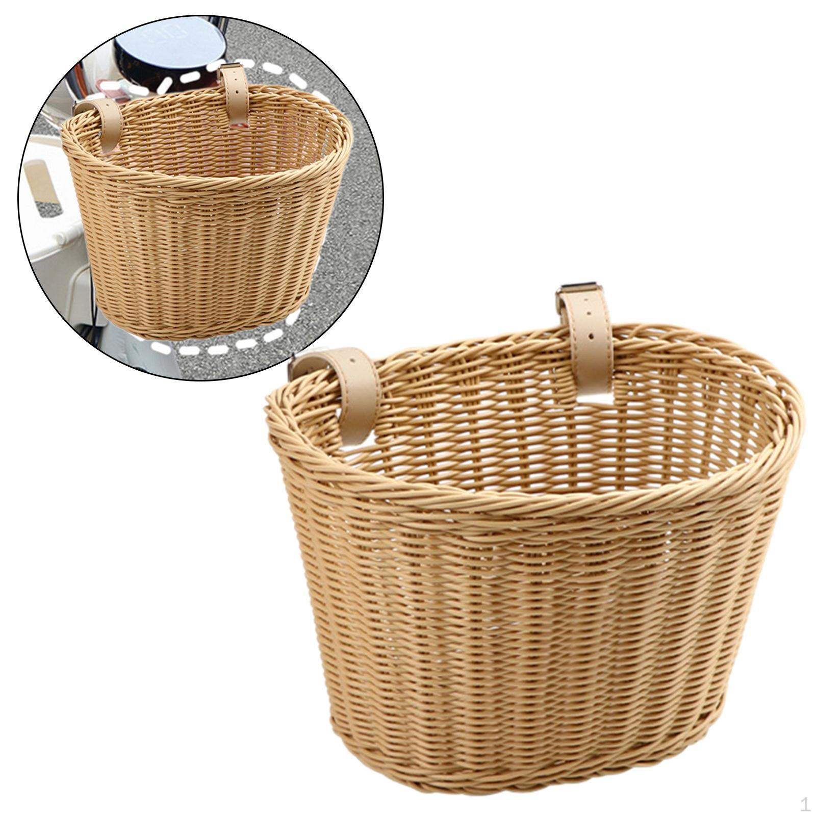 

Корзина для велосипеда Аксессуар Руль Тканый Подвесной для Велосипедов Детей Взрослых жёлтый