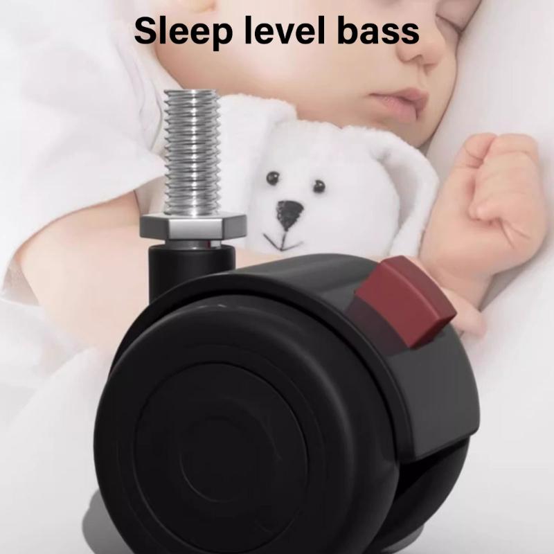 Chair Casters Wheel Smooth Rolling Not  Scratch Wheel High Load Capacity Chair Casters Noise Reduction for Various Chairs