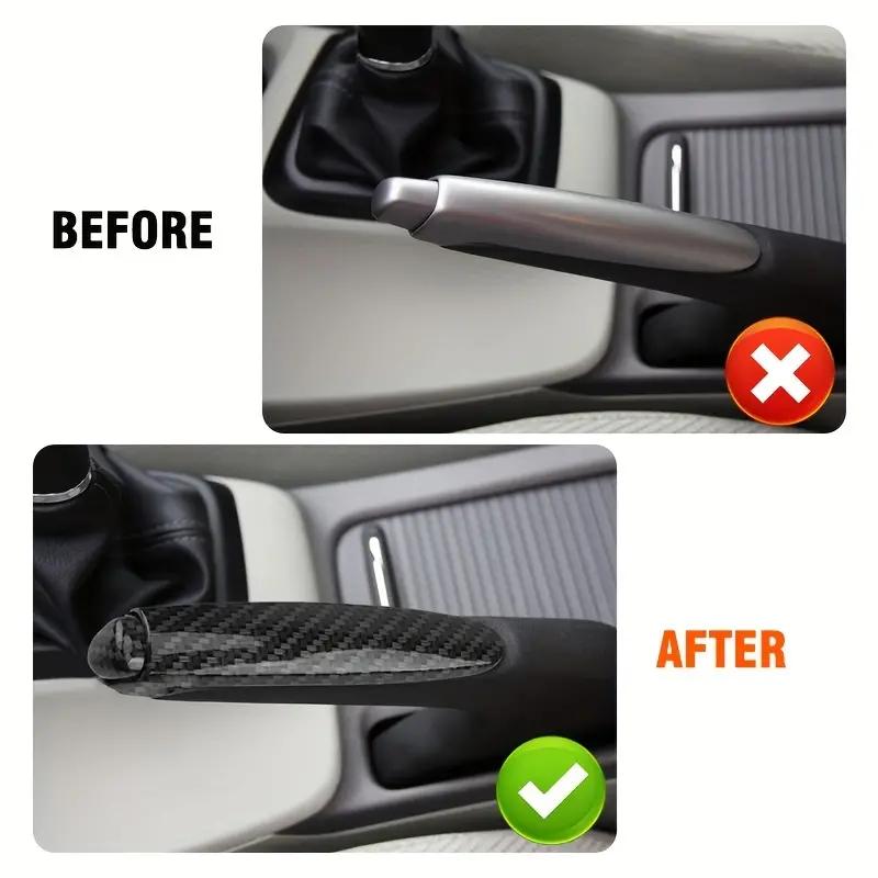 Carbon Fiber Style Brake Handle Cover 8th Generation For HONDA Civic PVC OEM 47115-SNA-A82 Auto Protective Modification Parts