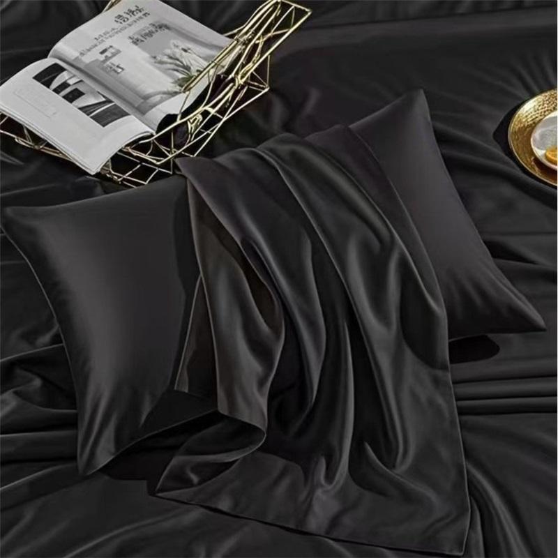 Ice Silk Pillow Cover - Summer Faux Trade Throw Pillow Case For Cushions