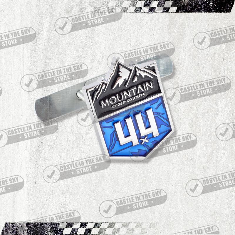 1Pc 3D Car Sticker 4x4 Mountain Front Grille Badge Metal Decal Emblem For Wrangler Grand Cherokee Compass Silverado Accessories