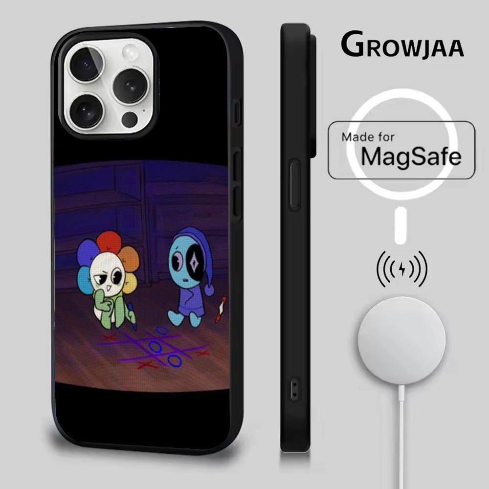 

Чехол для телефона Game D-Dandys W-World для iPhone 16e, 16, 15, 14, 13, 12, 11, Plus, Pro, Max, Mini Магнитная беспроводная зарядка Magsafe iPhone12
