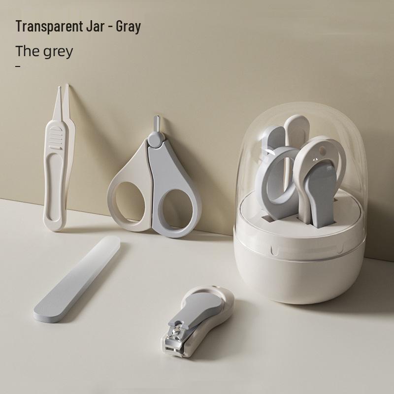 Children's Stainless Steel Nail Clipper Set with File & Small Scissors