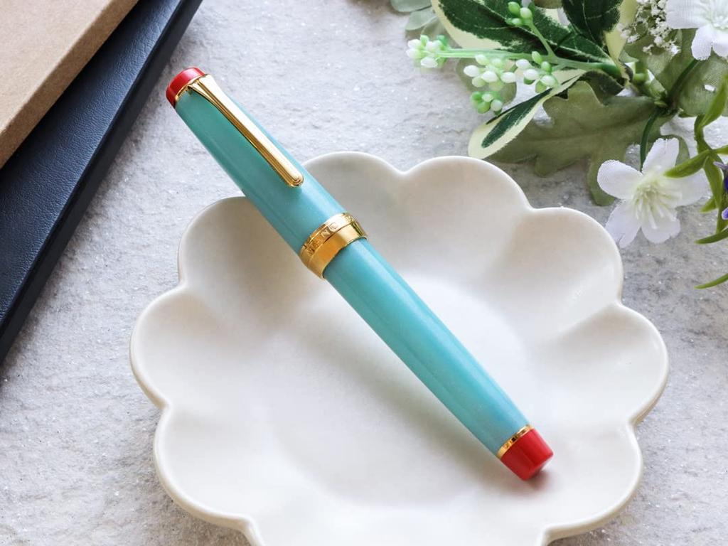 WANCHER Fountain Pen Imari Fountain Pen 21K Gold Nib IMARI Made In Japan Original Design Fountain Fine [Wancher Pen] (F Nib)