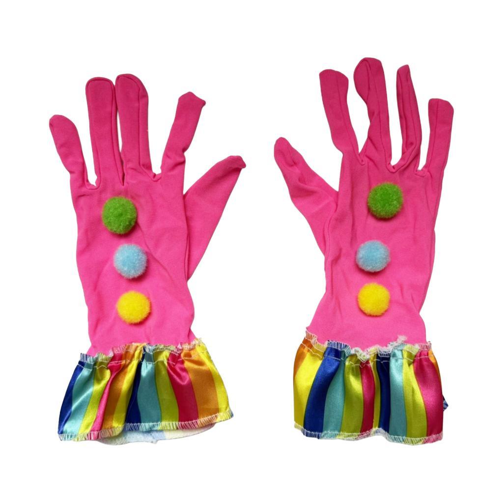 

Halloween Clown Gloves Gift Cosplay for Masquerade Role Playing Role Play розы красного