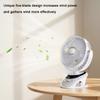 Portable Clip on Fan Rechargeable USB Desk Fan Quiet Personal Fan 360 Degree Rotation Small Cooling Fan for Home Office Camping