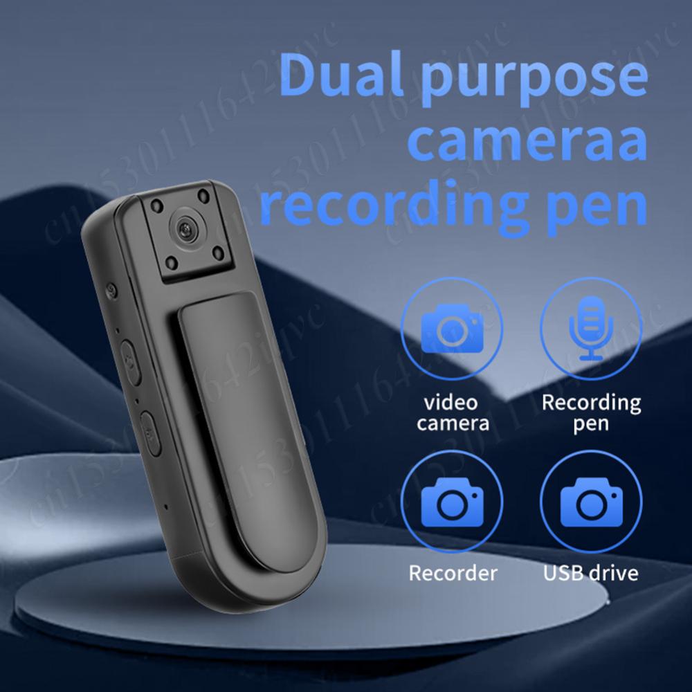 HD 1080P Mini Body Camera Night Vision WiFi Portable Small Personal Camcorder Wearable Worn Bodycam Outdoor Video Recorder