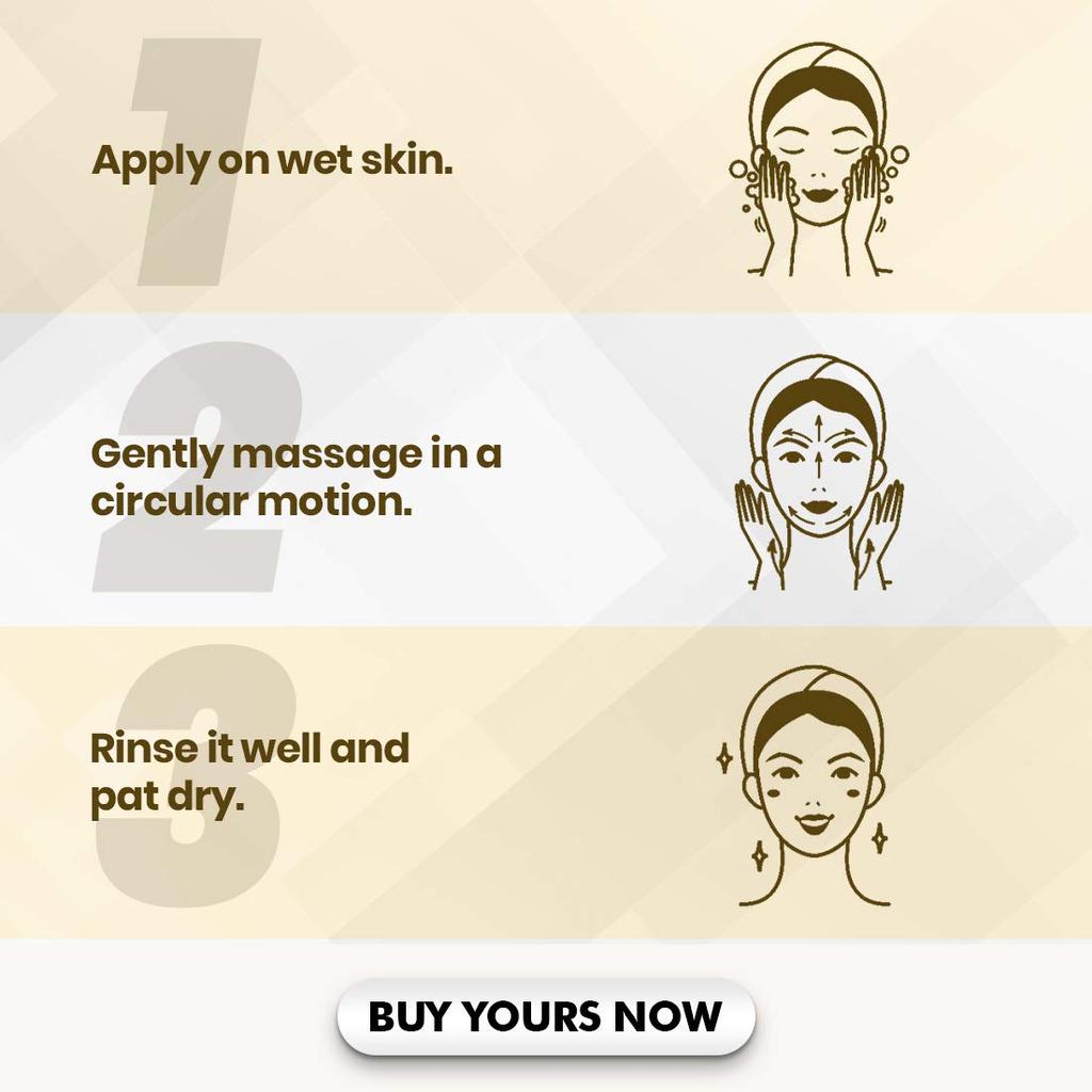 THE NATURAL WASH Multani Mitti with Ayurvedic Wisdom of Sandal Wood, Aloe Vera, Kashmiri Kesar Face Wash for Men and Women (100 ml)