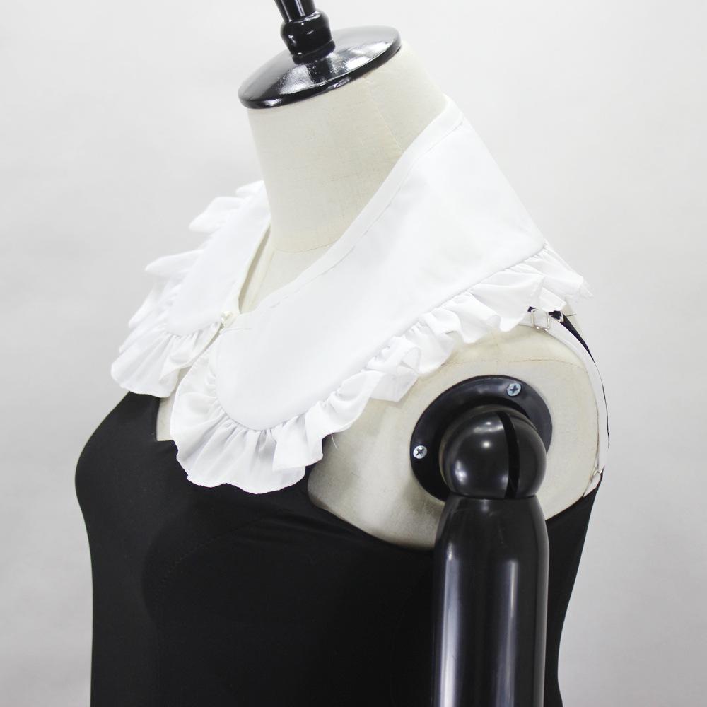 Cotton White Collar Pleated Peter Pan Fake Collar Shawl Decorative Collar, Hot Sale