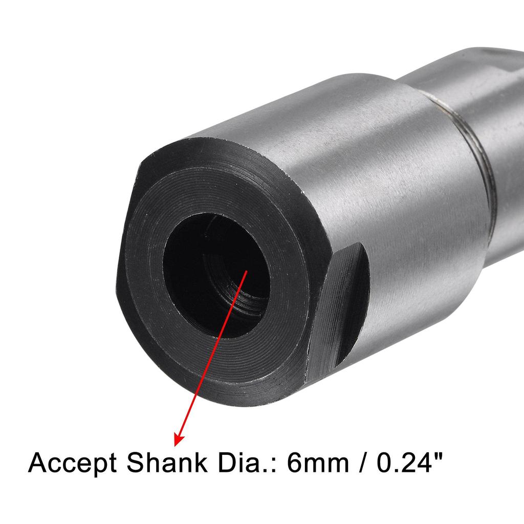 Uxcell Router Collet Extension Rod Converter Adapter for Engraving 6mm To for CNC Engraving Woodworking Milling Machines Bits, 6mm, Machines,