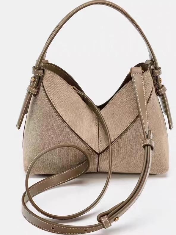 Fashion Patchwork Bucket Bags for Women