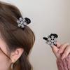 Elegant Rhinestone Snowflake Hair Clip for Bangs and Half-Up Styles