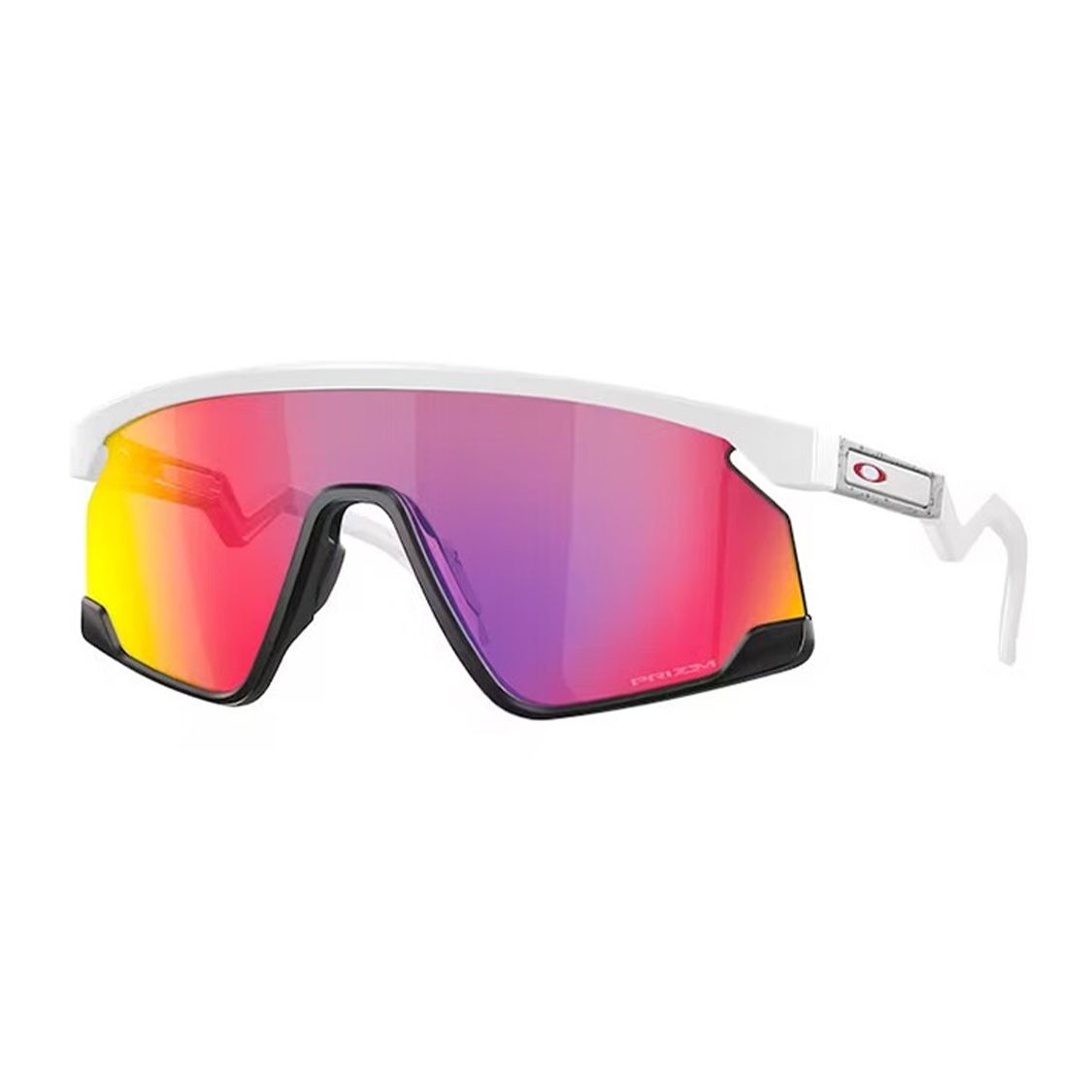 Солнцезащитные очки Oakley с узором из логотипов по бокам, с нестандартной оправой, унисекс, белые 0OO9280-02 White,F