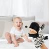 Homoyoyo Hand Puppet Zebra Stuffed Animal Toy Giraffe Plush Toy Cute