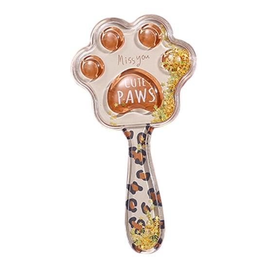 Cartoon Cat Paw Air Cushion Massage Comb with Long Handle Anti-static Scalp Massage Hair Brush Kids Girls Hairdressing Massage Comb