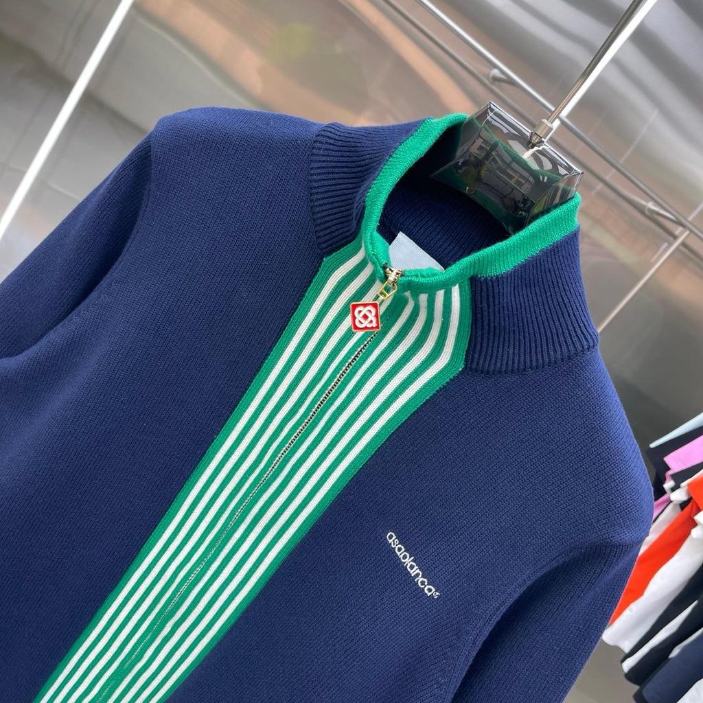 Casa Men's Wool Zipper Cardigan: Fashionable, Casual, Unisex, and Versatile Style