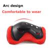 6Pcs/Set Kids Boy Girl Safety Helmet Knee Elbow Pad Sets Crianças Ciclismo Skate Bicicleta Capacete Proteção Segurança Guarda