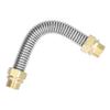 G3/4 Male Thread Air Conditioner Connecting Pipe Stainless Steel Corrugated Hose for Fan Coil Water