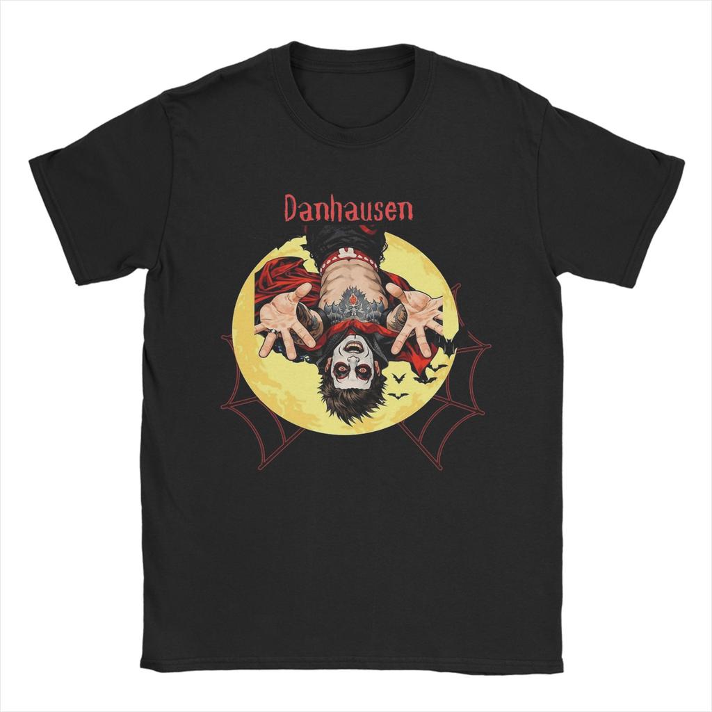 Danhausen Thinghausen Cotton TShirt For Couple Vintage TShirts Round Neck Harajuku Tee Shirt Oversize Pattern Clothing