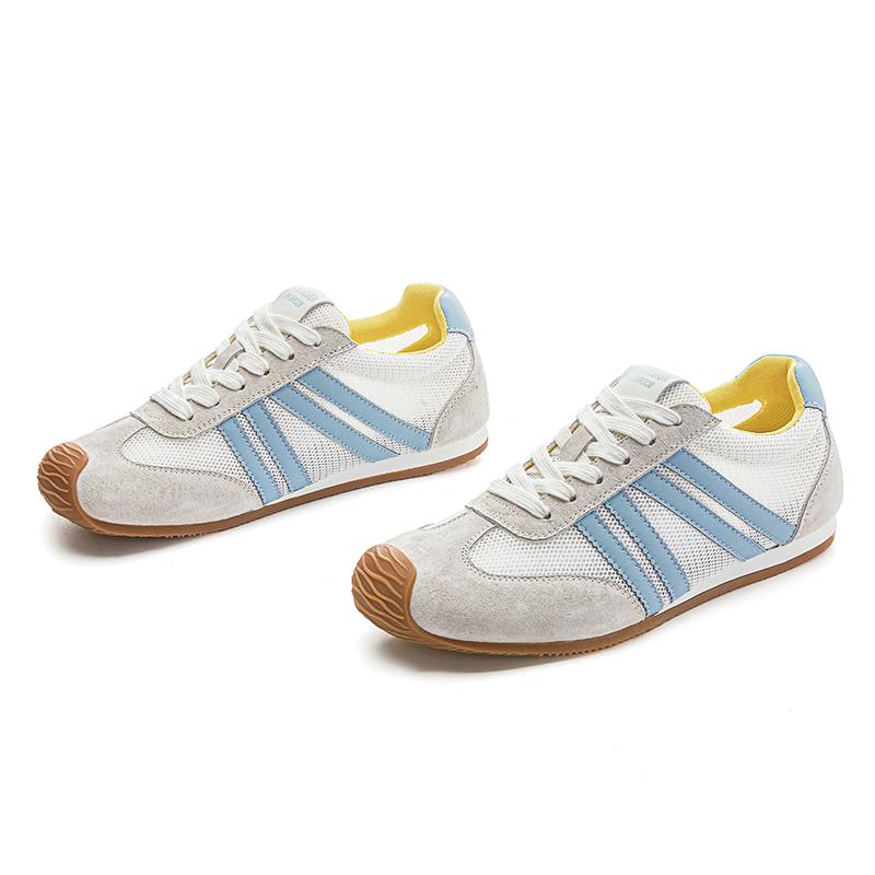 Mode 2025 neue Damen-Sneaker mit flacher Sohle Schuhe Rutschfeste atmungsaktive Damen-Trainingsschuhe Übergröße Lauf- und Freizeitschuhe für Damen