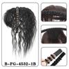 Synthetic Short Straight Clip In Bangs Wig Forehead Hair Band Bangs Filler Hair For Women Daily Easy To Wear