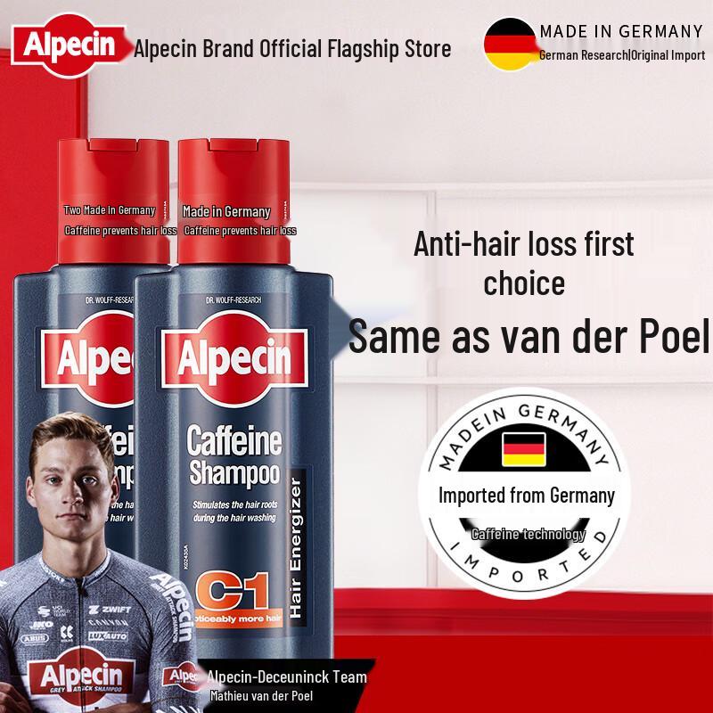 Alpecin C1 Caffeine Anti-Hair Loss Shampoo Duo Pack