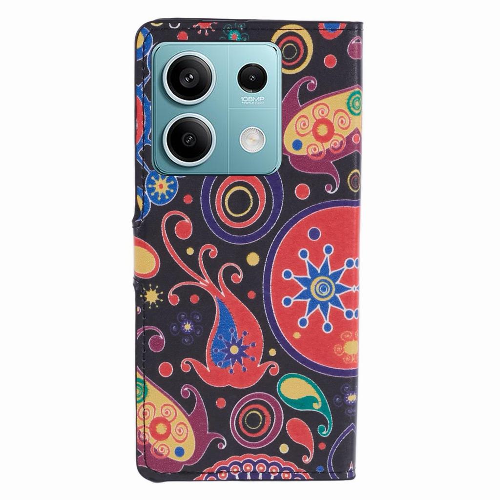 For Xiaomi Redmi Note 13 Pro 5G/Poco X6 5G Case Pattern Printing Folio PU Leather Phone Cover