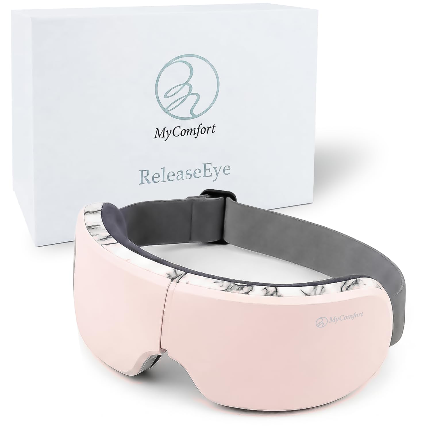 [Supervised by an eye beauty salon] MyComfort Eye Warmer - Wide Heat Design / Type-C Charging / Bluetooth Music Playback - Release Eye (Sakura)