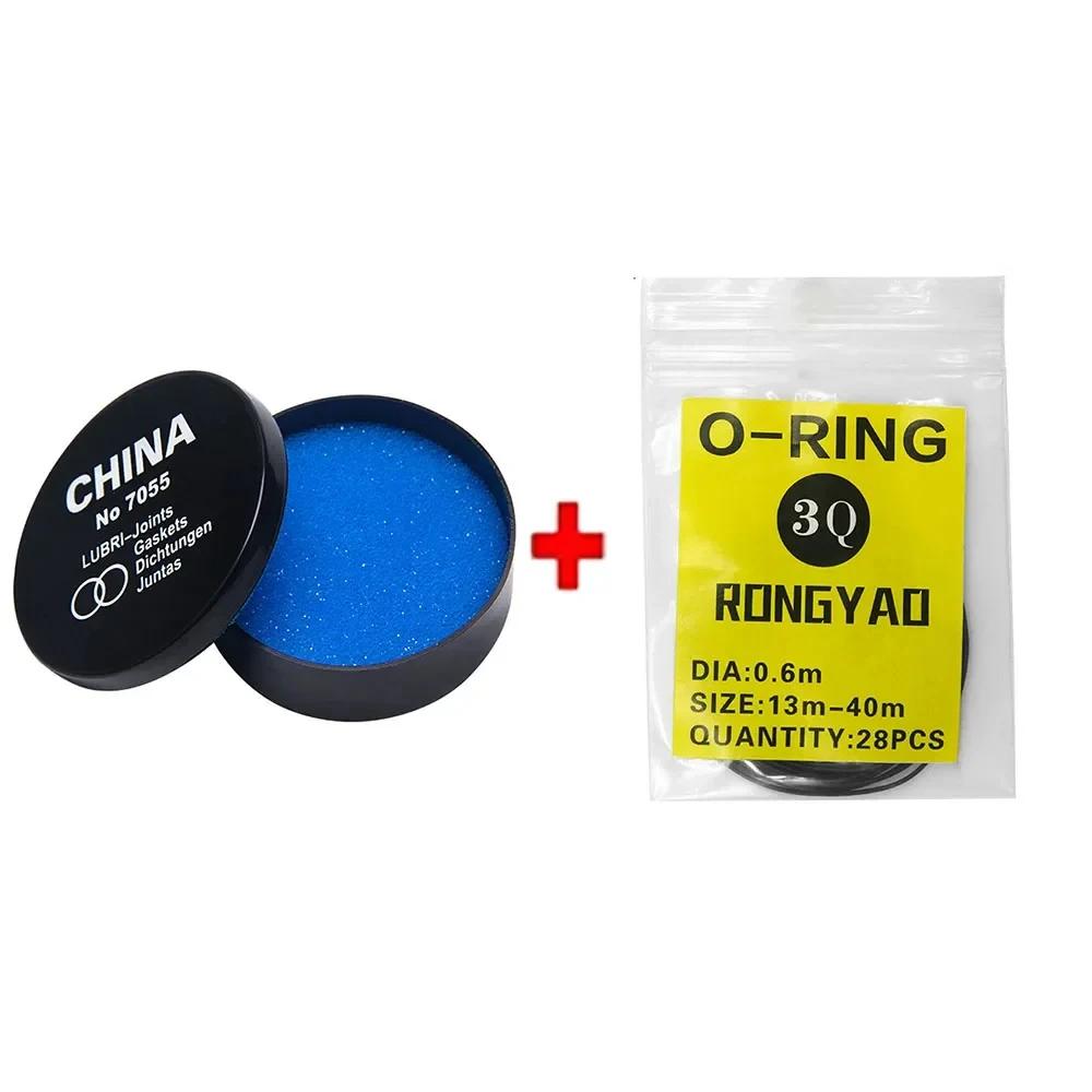 Watch Repair Tools 1box Watch Case Rubber Waterproof O-Ring Oil-resistant Watch Bottom Cover Gasket 0.5/0.6mm O-Ring Seal Gasket