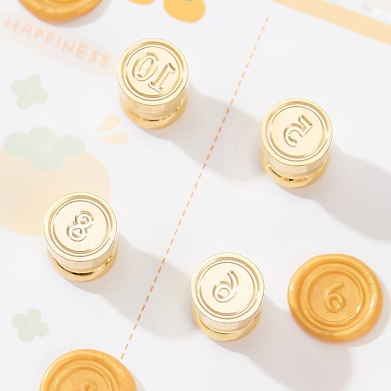 Wax Seal Stamp for Wedding Invitation Card Digital Series Sealing Wax Stamp