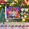 Halloween Advent Calendar 2025 24 Day Countdown Calendar with Acrylic Ghost/Gnome/Pumpkin Ornaments for Indoor Outdoor Home Party Decor