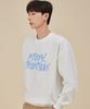 ASTRAL PROJECTION Graffiti Lettering Loose Fit Sweatshirt_White