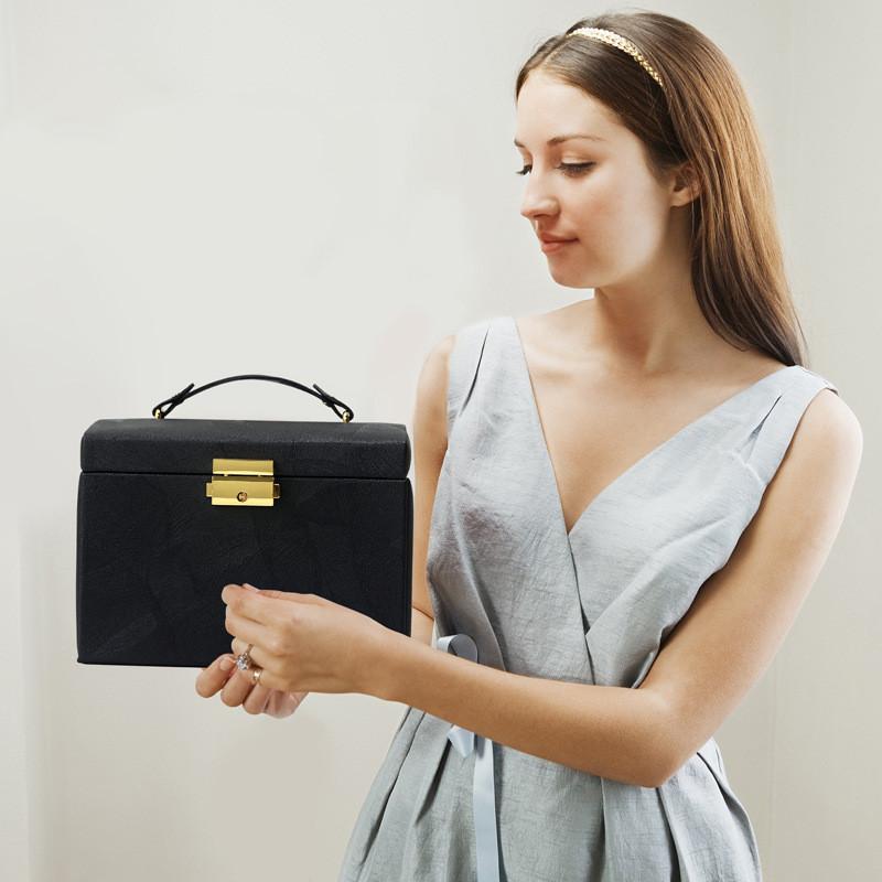 Jewelry Storage Box With Lock For Women And Gift Giving