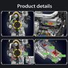 Mould King 10214 Technical Car Engine Toys The Motorized Rotary Piston Engine Building Block Brick Set Kids Christmas Gift