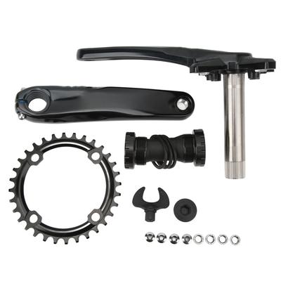 170mm Fiets Crankstel Set Trapas 9‑12 Snelheid 32T Kettingblad voor Racefiets Mountainbike