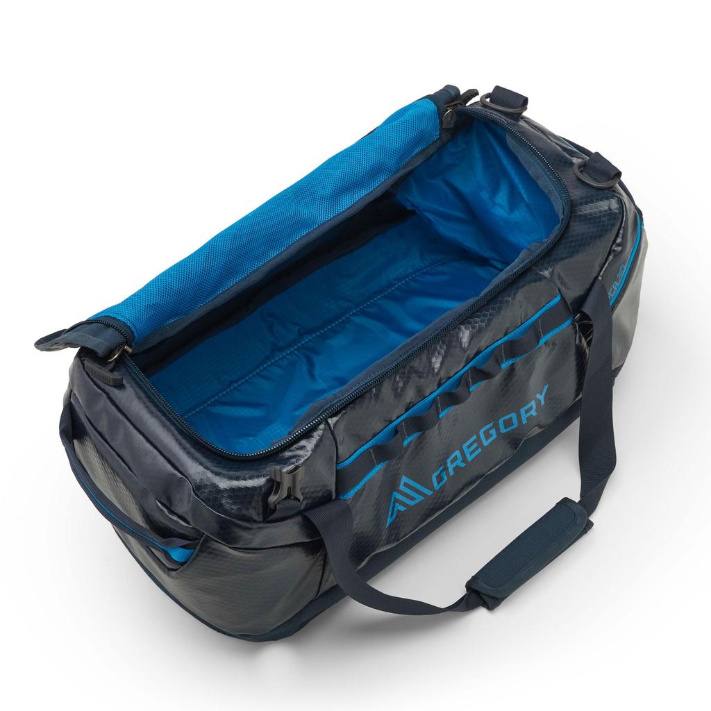 Gregory Alpaca 40 Duffel 40 with Storage Pouch and Padded Shoulder Slate One Size Bag, Liters, Strap, Blue,