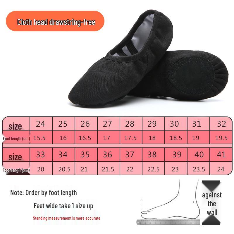 

Ballet & Yoga Dance Shoes: Soft Sole for Women, Children, Girls & Adults - Cat Paw Design Size 40