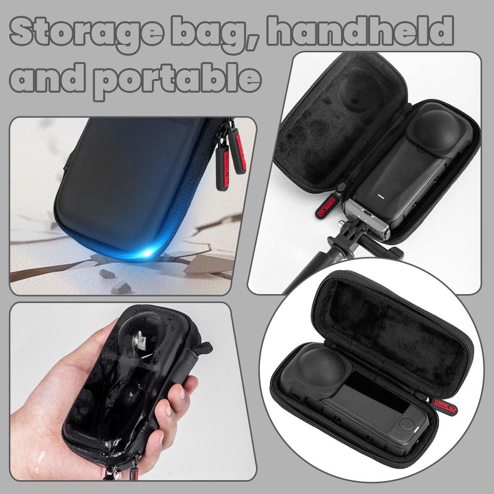 Portable Insta360 X4 Air X3 ONE X2 PULUZ Camera Case Box Storage Bag Protective Zipper Bag Accessories