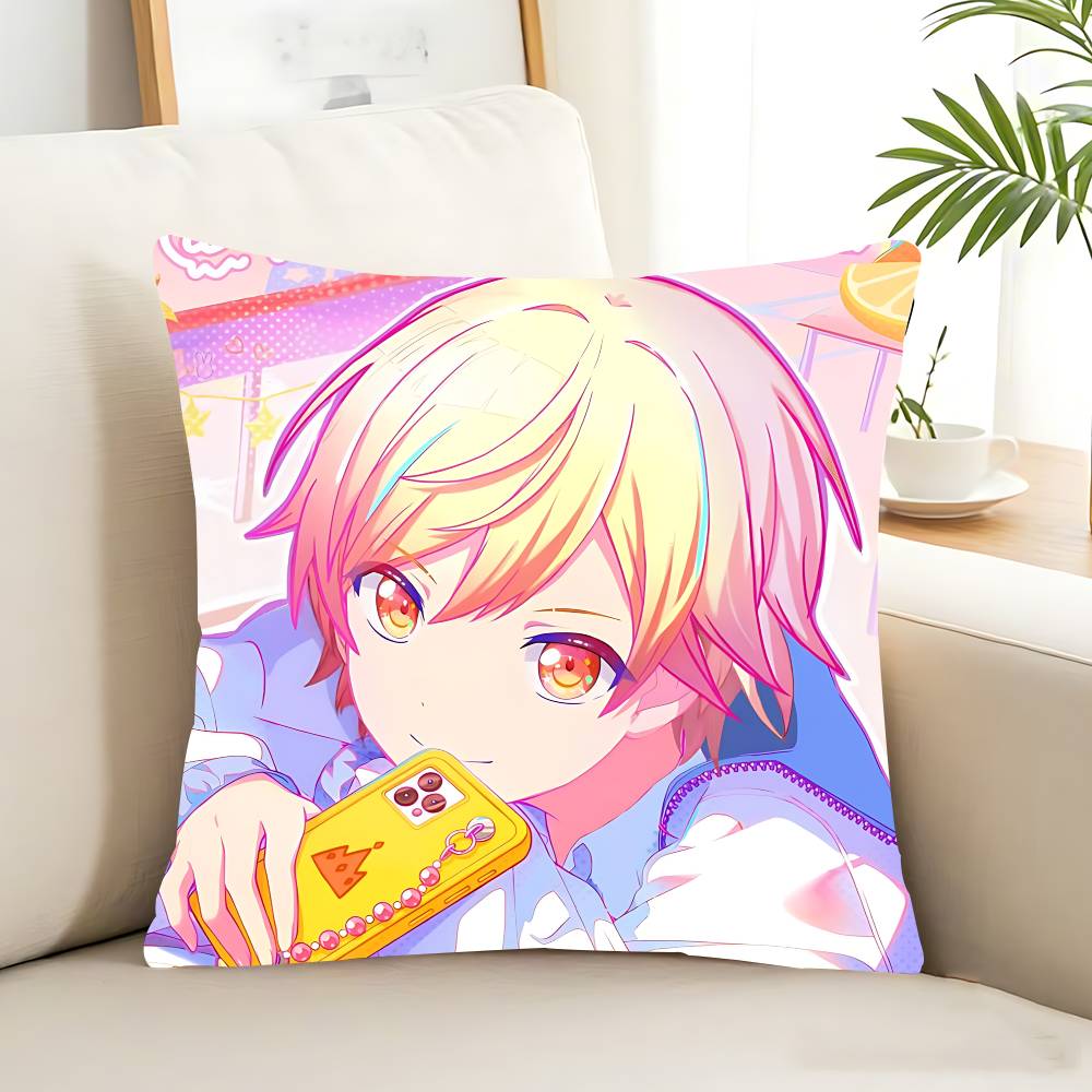 

Тенма Цукаса Мультяжная наволочка Съемная Моющаяся Наволочка – Всесезонный Мягкий Лен 12x12in 30x30cm