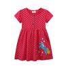 European Style Girls' Floral Princess Dresses - Fashionable Summer 2025 Collection