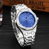 Paulareis Automatische Selbstaufzug Mechanisch Edelstahlarmband Einfach Business Blau Roségold Gelbgold Datum Herrenuhr AP01