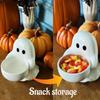 Gothic Halloween Ghost Candle Holder Resin Ghost Figurine Candle Holder  Fireplace