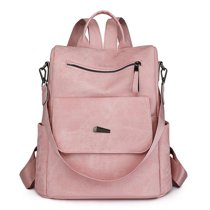 Bag Women's Large Capacity Women's Backpack Retro Simple Casual Fashion Multi-purpose Shoulder Bag