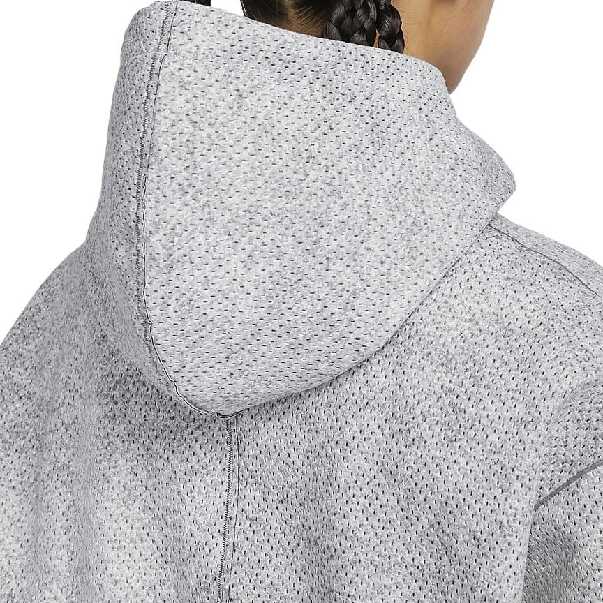 Nike Σειρά Forward Μονόχρωμο Φαρδύ Εφαρμοστό Casual Φούτερ Γυναικεία φούτερ Καπνιστό Γκρι FN0297-077