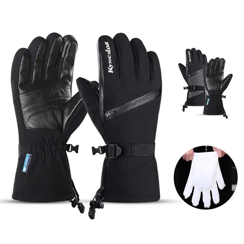 Warm Waterproof Touch Screen Motorcycle Ski Cycling Gloves Winter Outdoor Sports Driving Running Dirt Bike Riding A0081