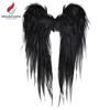 Accesoriu Costum Aripi de Înger Mari din Organza Cosplay Petrecere de Halloween Spectacol pe Scenă Fotografie