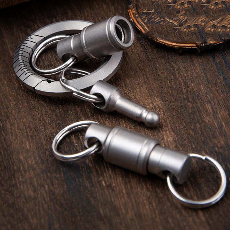 Rotate Buckle Portable Multifunctional Edc Outdoor Tool Titanium Alloy Waist