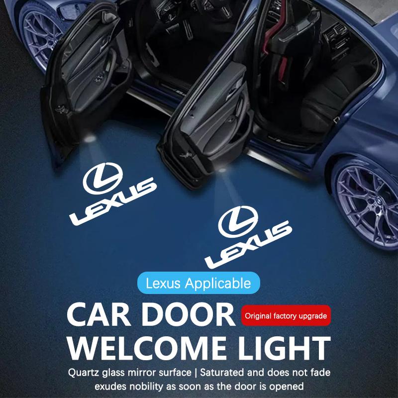 LED Projector Lamp Car Door Welcome Ghost Shadow Lights For Lexus RX ES GX LS LX IS GS RC UX ES200 ES250 ES260 ES300 RX300 RX270