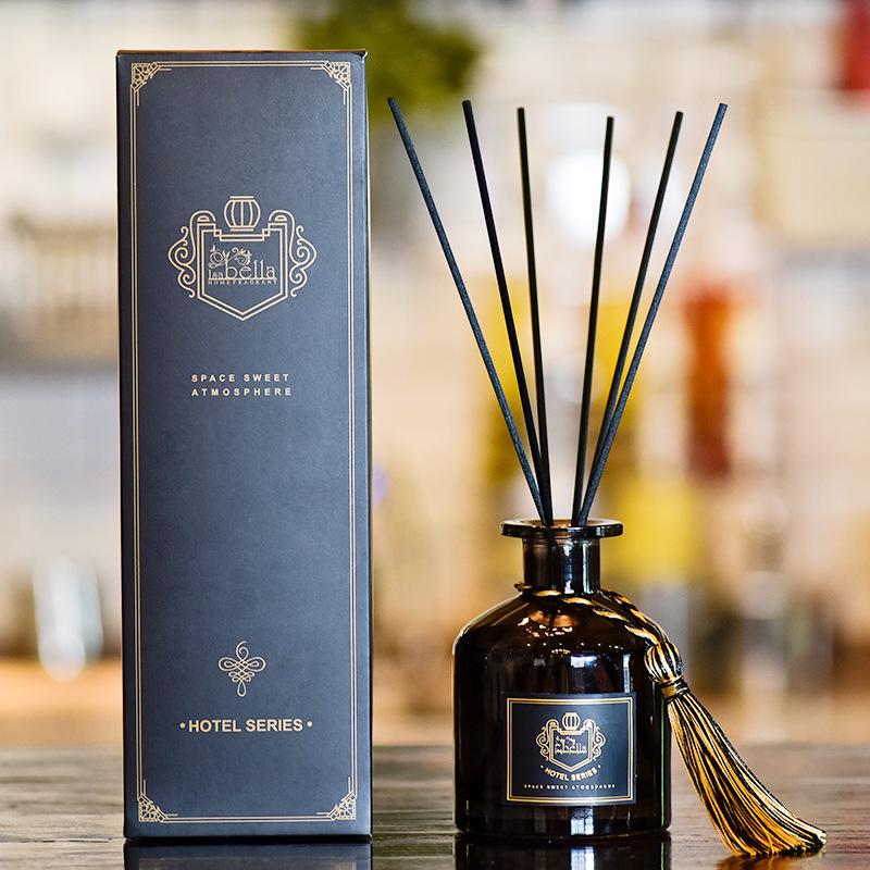 Aromatherapy Essential Oil Rattan Reed Diffuser with Tassel Design for Home & Bedroom